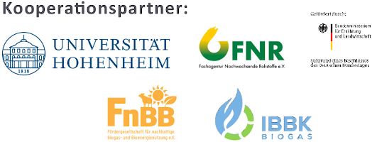 Logos der Kooperationspartner bei den Biogas Infotagen 2022